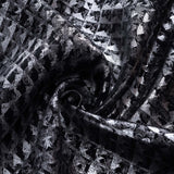 RT Designer Collection Hailey Halo Foil Blackout Grommet Curtain Panel 52" x 90" Black