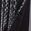 RT Designer Collection Hailey Halo Foil Blackout Grommet Curtain Panel 52" x 90" Black