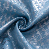 RT Designer Collection Hailey Halo Foil Blackout Grommet Curtain Panel 52" x 90" Wedgewood