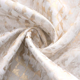 RT Designer Collection Hailey Halo Foil Blackout Grommet Curtain Panel 52" x 90" White