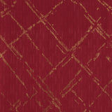 RT Designers Collection Soho Foil Jacquard Polyester Window Curtain Grommet Panel 52" x 90" Burgundy