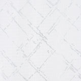 RT Designers Collection Soho Foil Jacquard Polyester Window Curtain Grommet Panel 52" x 90" Silver