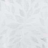 RT Designers Collection Bexley Foil Jacquard Polyester Window Curtain Grommet Panel 52" x 84" White/Silver