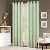 RT Designers Collection Bexley Foil Jacquard Polyester Window Curtain Grommet Panel 52" x 84" Sage