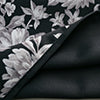 Olivia Gray 100% Polyester 190 GSM Eloise Reversible Blackout Grommet Curtain Panel Black