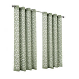 RT Designers Collection 100% Polyester 190 GSM Marina Revisible Blackout Grommet Curtain Panel Sage