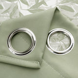 RT Designers Collection 100% Polyester 190 GSM Marina Revisible Blackout Grommet Curtain Panel Sage
