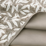 RT Designers Collection 100% Polyester 190 GSM Marina Revisible Blackout Grommet Curtain Panel Silver