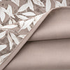 RT Designers Collection 100% Polyester 190 GSM Marina Revisible Blackout Grommet Curtain Panel Taupe