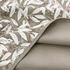 RT Designers Collection 100% Polyester 190 GSM Marina Revisible Blackout Grommet Curtain Panel Silver