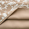 Olivia Gray 100% Polyester 190 GSM Cressida Reversible Blackout Grommet Curtain Panel Taupe
