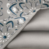 RT Designers Collection 100% Polyester 190 GSM Tilley Revisible Blackout Grommet Curtain Panel 54" x 84" Silver