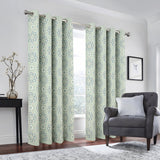 RT Designers Collection 100% Polyester 190 GSM Tilley Revisible Blackout Grommet Curtain Panel Sage
