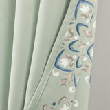 RT Designers Collection 100% Polyester 190 GSM Tilley Revisible Blackout Grommet Curtain Panel Sage