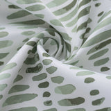 Olivia Gray 100% Polyester 190 GSM Justice Reversible Blackout Grommet Curtain Panel Sage
