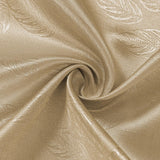 Olivia Gray 100% Polyester 200 GSM Arlo Embossed Blackout Grommet Curtain Panel 54" x 90" Gold