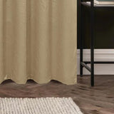 Olivia Gray 100% Polyester 200 GSM Arlo Embossed Blackout Grommet Curtain Panel 54" x 90" Gold
