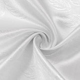 Olivia Gray 100% Polyester 200 GSM Arlo Embossed Blackout Grommet Curtain Panel White