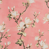Olivia Gray 100% Polyester 200 GSM Blossom Printed Blackout Grommet Curtain Panel Blush