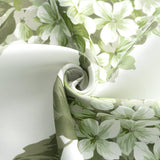 Olivia Gray 100% Polyester 200 GSM Hydrangea Printed Blackout Grommet Curtain Panel 54" x 90" Green