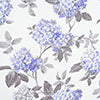 Olivia Gray 100% Polyester 200 GSM Hydrangea Printed Blackout Grommet Curtain Panel Lilac