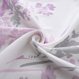 Olivia Gray 100% Polyester 140 GSM Aiden Printed Textured Grommet Curtain Panel Blush