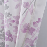 Olivia Gray 100% Polyester 140 GSM Aiden Printed Textured Grommet Curtain Panel Blush
