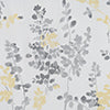 Olivia Gray 100% Polyester 140 GSM Aiden Printed Textured Grommet Curtain Panel Yellow