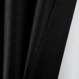 RT Designers Collection 100% Polyester 140 GSM Sedona Jacquard Grommet Curtain Panel Black
