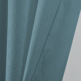 RT Designers Collection 100% Polyester 140 GSM Sedona Jacquard Grommet Curtain Panel Blue