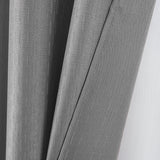 RT Designers Collection 100% Polyester 140 GSM Sedona Jacquard Grommet Curtain Panel Grey