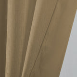 RT Designers Collection 100% Polyester 140 GSM Sedona Jacquard Grommet Curtain Panel Taupe