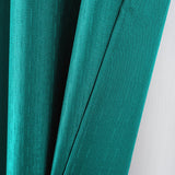 RT Designers Collection 100% Polyester 140 GSM Sedona Jacquard Grommet Curtain Panel Teal