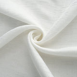 RT Designers Collection 100% Polyester 140 GSM Sedona Jacquard Grommet Curtain Panel White