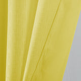 RT Designers Collection 100% Polyester 140 GSM Sedona Jacquard Grommet Curtain Panel Yellow