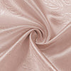 Olivia Gray 100% Polyester 200 GSM Arlo Embossed Blackout Grommet Curtain Panel Blush