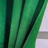 Olivia Gray 100% Polyester 200 GSM Arlo Embossed Blackout Grommet Curtain Panel Hunter Green