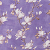Olivia Gray 100% Polyester 200 GSM Blossom Printed Blackout Grommet Curtain Panel Lilac