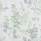 Olivia Gray 100% Polyester 140 GSM Aiden Printed Textured Grommet Curtain Panel Green