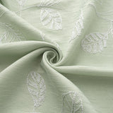 RT Designers Collection 100% Polyester 140 GSM Reed Embroidered Grommet Curtain Panel Sage