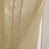 Olivia Gray 100% Polyester 200 GSM Dyson Embossed Blackout Grommet Curtain Panel Gold