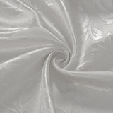 Olivia Gray 100% Polyester 200 GSM Dyson Embossed Blackout Grommet Curtain Panel Silver