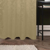 Olivia Gray 100% Polyester 200 GSM Dyson Embossed Blackout Grommet Curtain Panel Gold