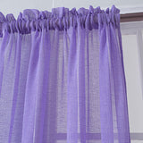 RT Designers Collection Astro Textured Rod Pocket Curtain Panel 54" x 90" Lilac