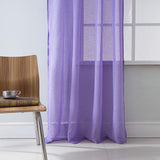 RT Designers Collection Astro Textured Rod Pocket Curtain Panel 54" x 90" Lilac
