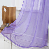 RT Designers Collection Astro Textured Rod Pocket Curtain Panel 54" x 90" Lilac
