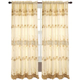 RT Designers Collection Alisa Macrame Rod Pocket Window Room Darkening Panel 54" x 84" Beige