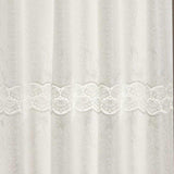RT Designers Collection Alisa Macrame Rod Pocket Window Room Darkening Panel 54" x 84" White