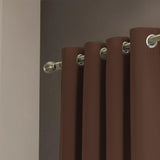 RT Designers Collection Anchorage Blackout Grommet Curtain Panel 54" x 84" Chocolate