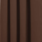 RT Designers Collection Anchorage Blackout Grommet Curtain Panel 54" x 84" Chocolate